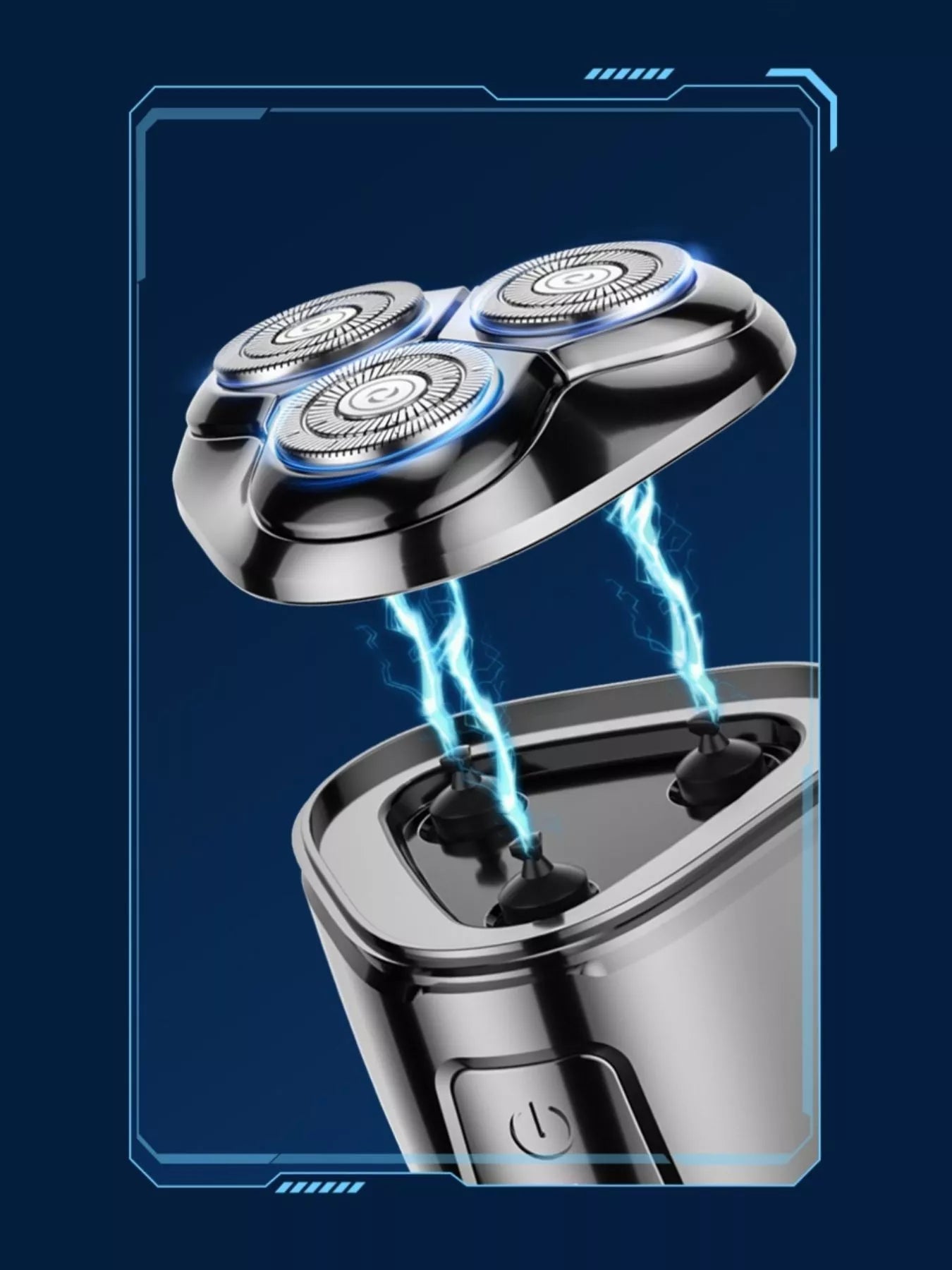 3-Head Rotary Shaver
