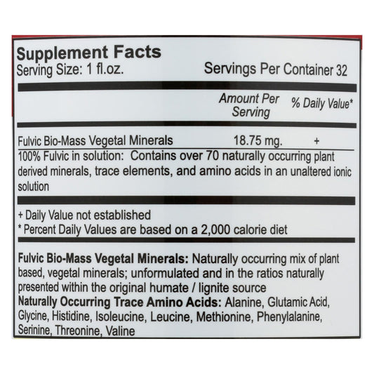 Vital Earth Minerals Fulvic Mineral Complex - 32 fl. oz.