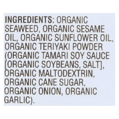 Gimme Organic Roasted Teriyaki, 0.35 oz., Case of 12