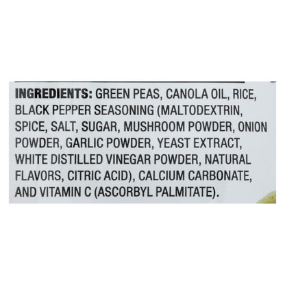 Calbee Harvest Snaps Black Pepper Green Pea Crisps, 3.3 oz, Pack of 12