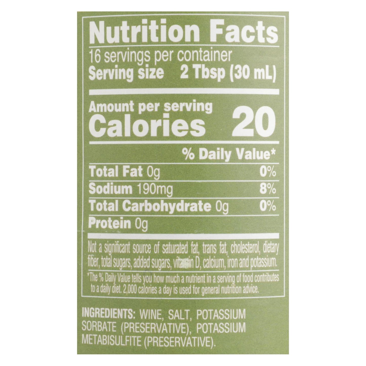 Holland House White Cooking Wine - Case of 12 - 16 Fl Oz