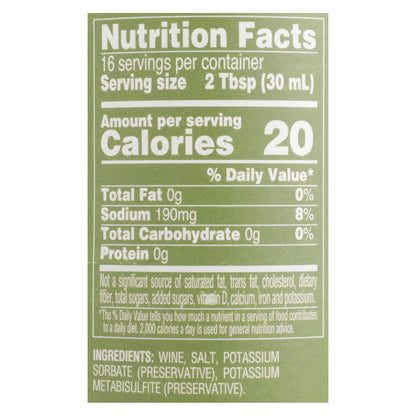 Holland House White Cooking Wine - Case of 12 - 16 Fl Oz