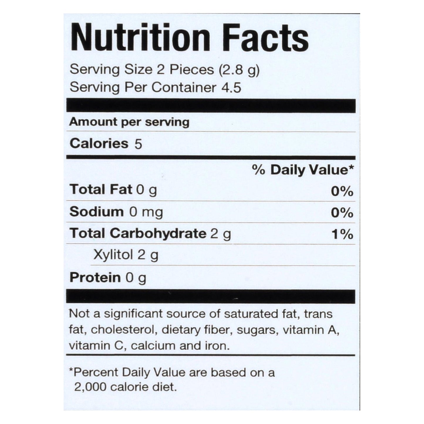 PUR Gum Aspartame-Free Spearmint Gum, 9 Pieces, 12.6g (Pack of 12)