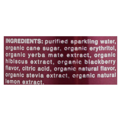 Clean Cause Yerba Mate, Blackberry Clean, Pack of 12 - 16 fl oz Cans