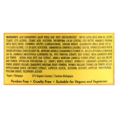 Neem Aura Neem Creme with Aloe and Neem Oil - Soothes Irritated Skin - 2 Oz