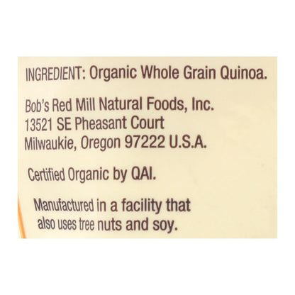 Bob's Red Mill Organic Whole Grain Flour (4-Pack), 18 Oz Bags: Flour for Baking