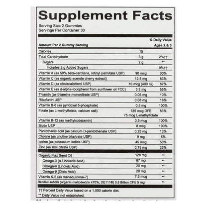 Smartypants Kids Complete Multivitamin Gummies, Pack of 60