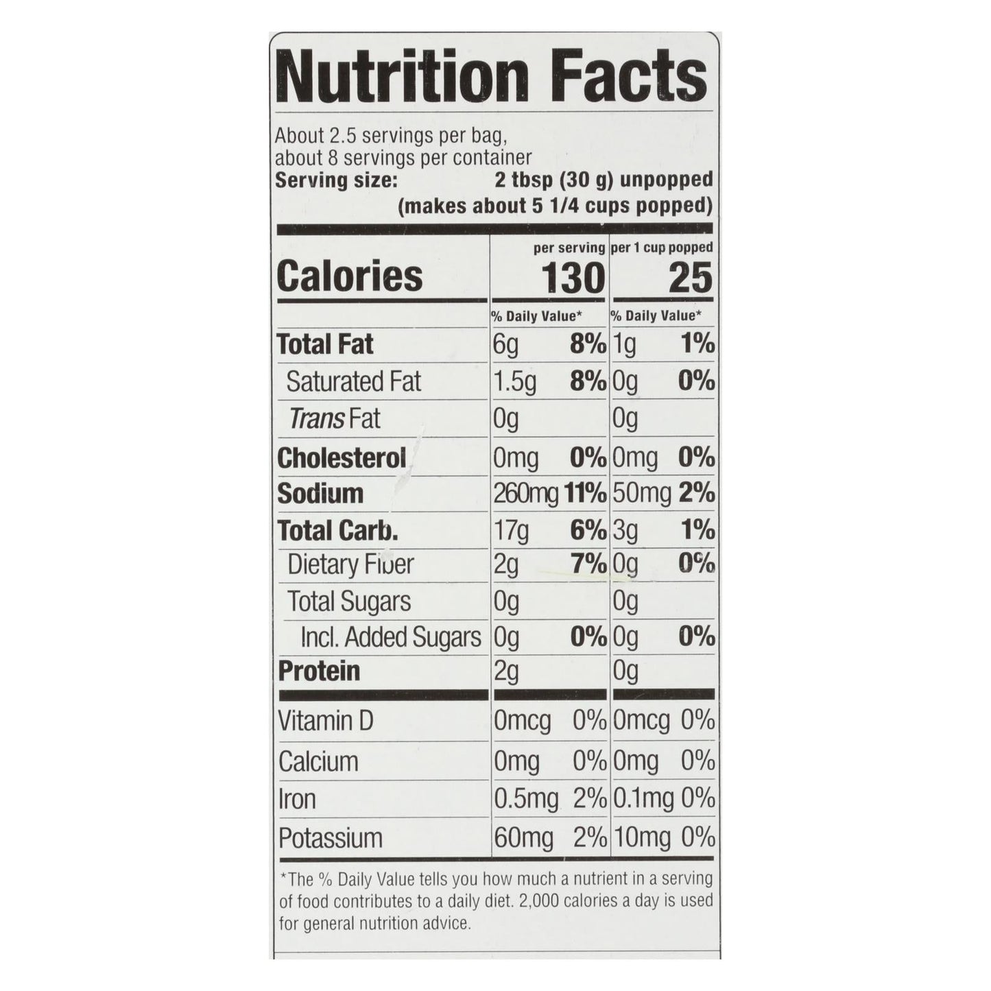 SkinnyPop Microwave Popcorn, Sea Salt | 3 Bags, 2.8 Oz. Ea.