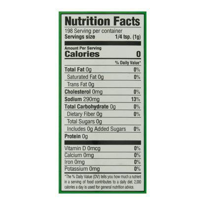 Tony Chachere's Creole Seasoning, 7 oz, Case of 6