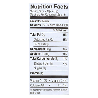 Simply Organic Vegetarian Chili Seasoning Mix, 1 oz (Pack of 12)