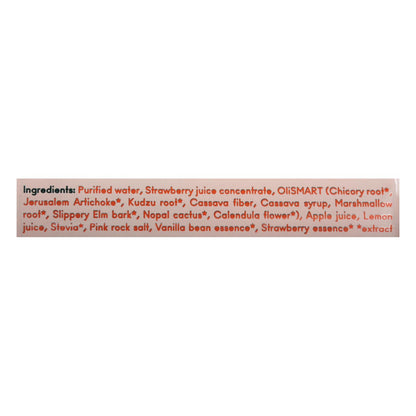 Olipop Sparkling Strawberry Vanilla Tonic (12 Fl Oz, 12-Pack)