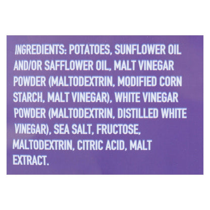 Boulder Canyon Kettle Chips, Malt Vinegar & Sea Salt, 5 oz, Pack of 12