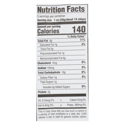 Boulder Canyon Kettle Chips, Malt Vinegar & Sea Salt, 5 oz, Pack of 12