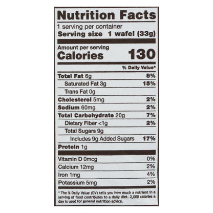 Rip Vanilla Wafels - Snickerdoodle Wafels, 1.16 oz, Case of 12