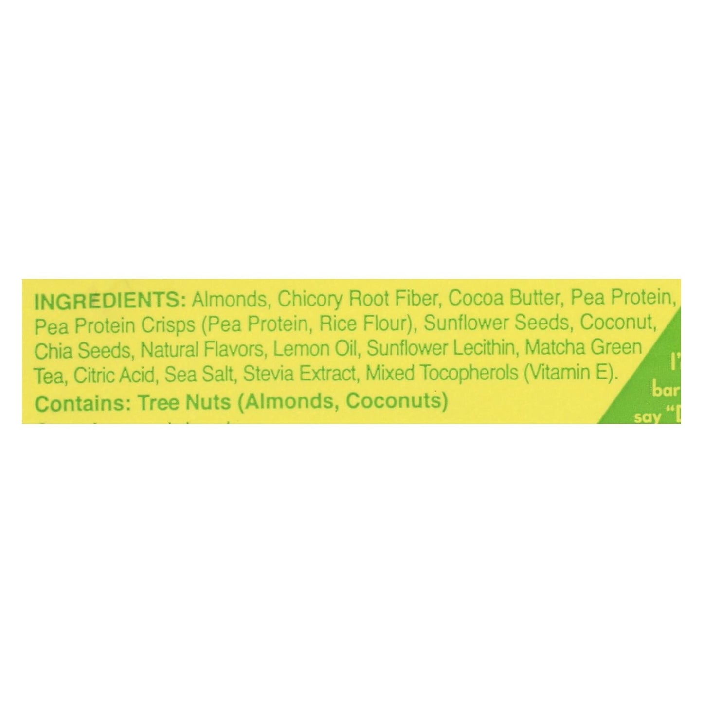 Dang Matcha Lemon Bar - Case of 12 - 1.4 oz
