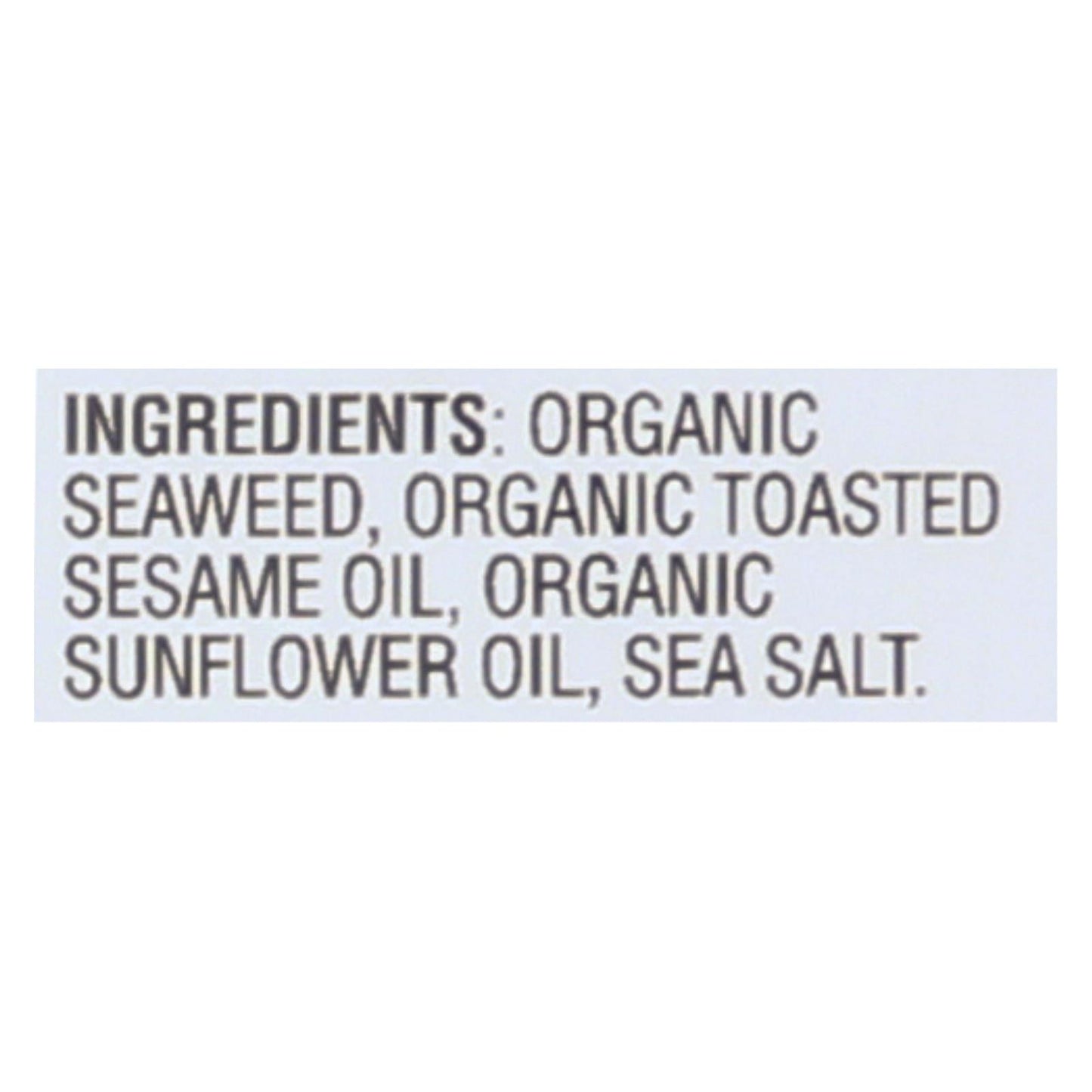 Gimme Organic Roasted Sesame Case of 12 - 0.35 Oz.