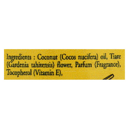 Monoi Tiare Tahiti | Pure Coconut Oil with Tiare Flowers (4 fl oz) | Skin, Hair, Massage