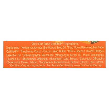 Mongo Kiss Original Lip Balm, Blood Orange Flavor, 0.25 Oz., Pack of 15