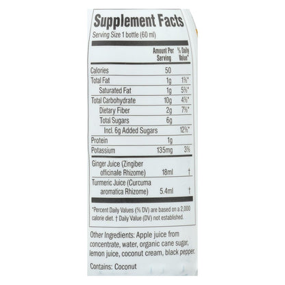 The Ginger People Ginger Shot Rescue Turmeric, 12 Pack, 2 Fz