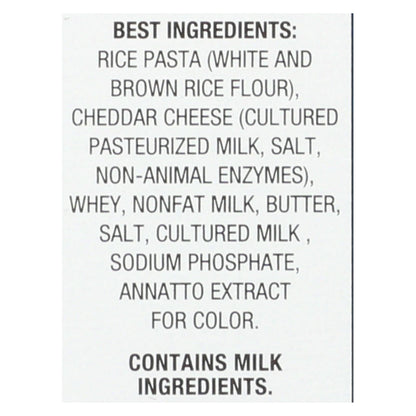 Annie's Homegrown Gluten-Free Rice Pasta with Real Cheddar Cheese (Pack of 12 - 6 Oz.)