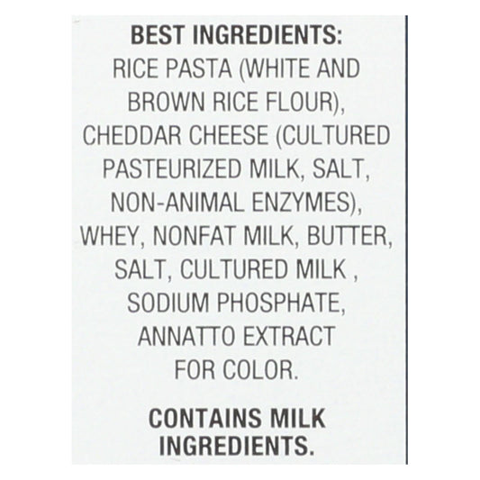 Annie's Homegrown Gluten-Free Rice Pasta with Real Cheddar Cheese (Pack of 12 - 6 Oz.)