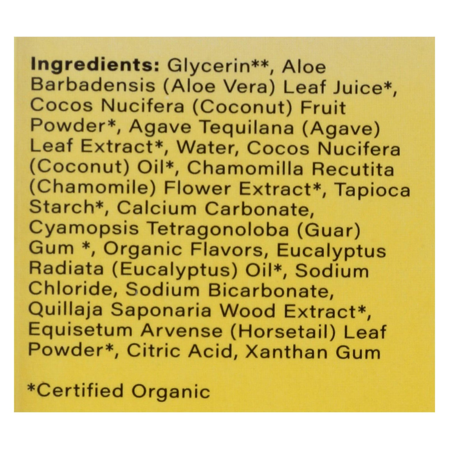 Radius Coconut Banana Chamomile & Coconut Oil Toothpaste - 3 Oz.