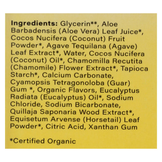 Radius Coconut Banana Chamomile & Coconut Oil Toothpaste - 3 Oz.