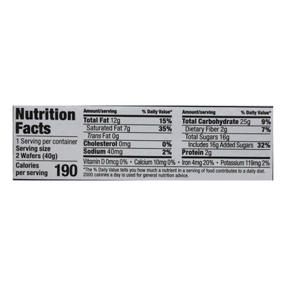 Little Secrets Crispy Dark Chocolate Sea Salt Wafers 1.4 Oz. Case of 12