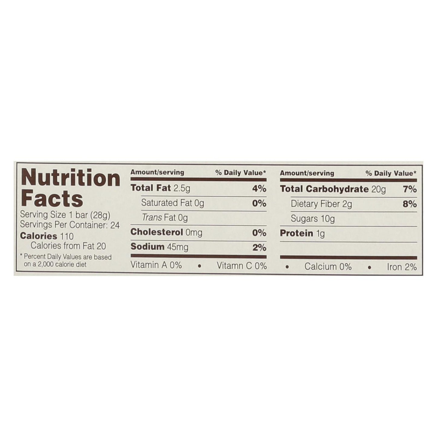 Nature's Bakery Stone Ground Whole Wheat Fig Bar - Original - 2 Oz. - Case of 12