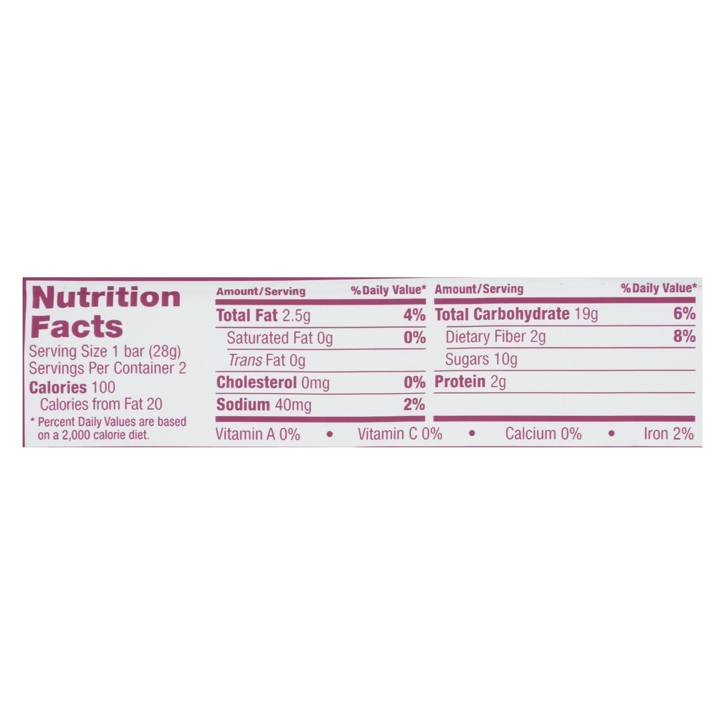 Nature's Bakery Stone Ground Whole Wheat Fig Bar - Original - 2 Oz. - Case of 12