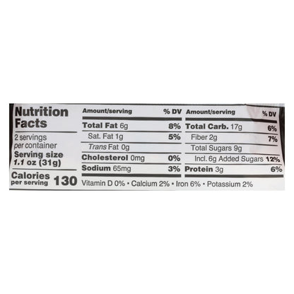 Kate's Real Food Bar Grizzly Peanut Butter Dark Chocolate, 2.2 oz, Case of 12