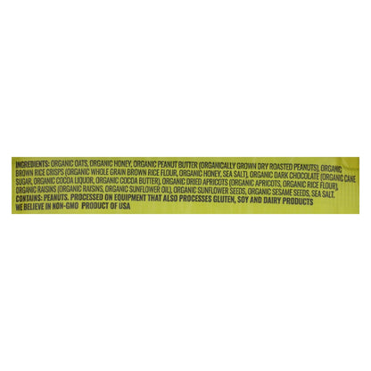 Kate's Real Food Bar Grizzly Peanut Butter Dark Chocolate, 2.2 oz, Case of 12