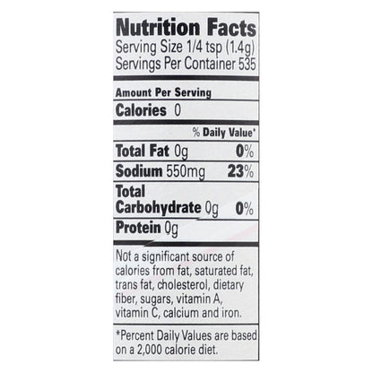 La Baleine French Sea Salt, Coars Salt 26.5 Oz Bag (Case of 12)