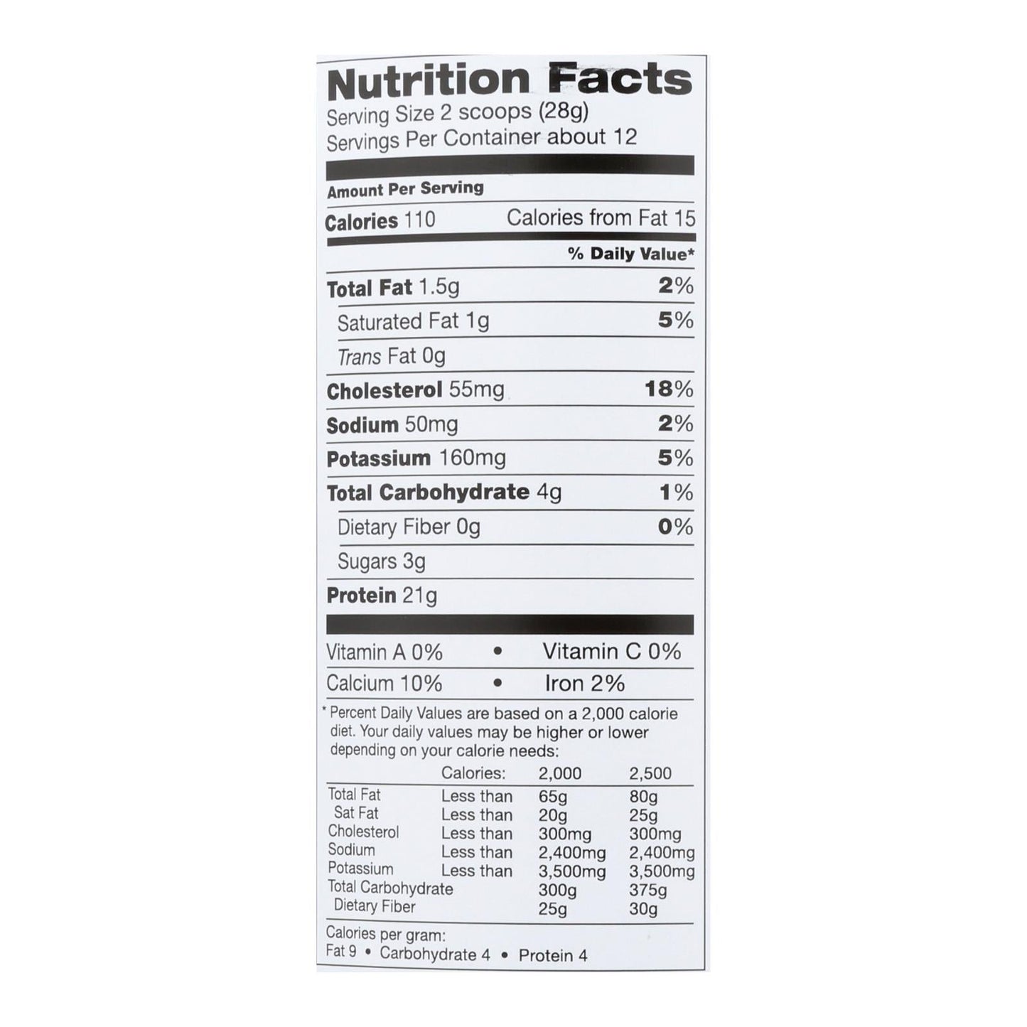 Teras Whey Protein Powder - Bourbon Vanilla Delight, 12 Oz