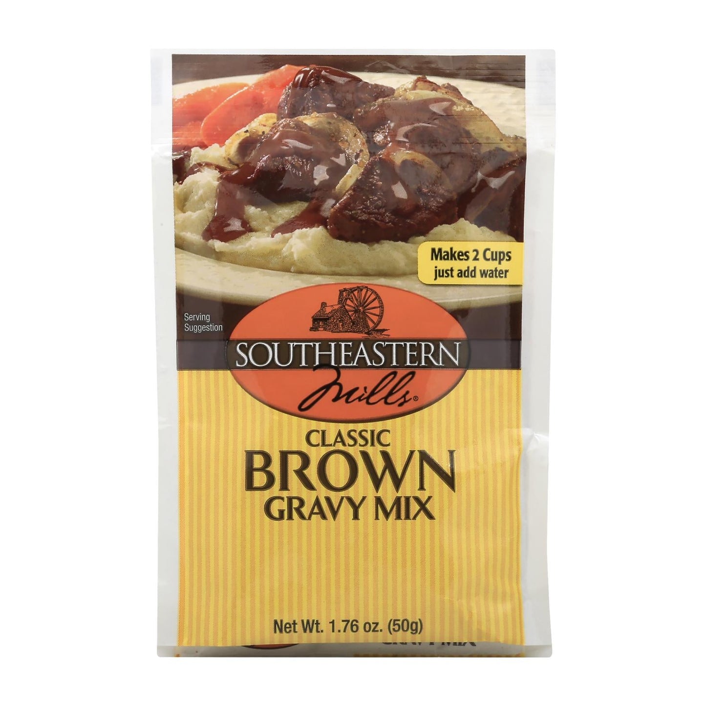 Southeastern Mills Brown Gravy Mix, 1.76 Oz Packets (Case of 24)