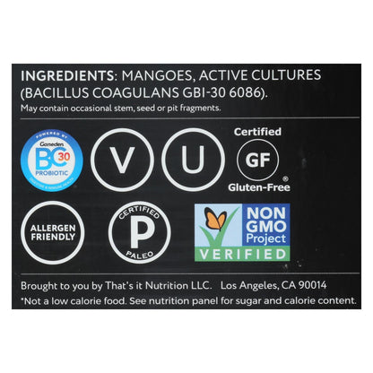 That's It - Probiotic Fruit Bar, Mango Flavor - 1.2 Oz - Case of 12
