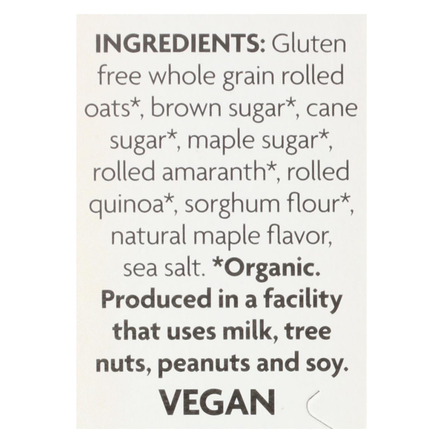 Nature's Path Organic Brown Sugar Maple Hot Oatmeal, 11.3 Oz. (Pack of 6)