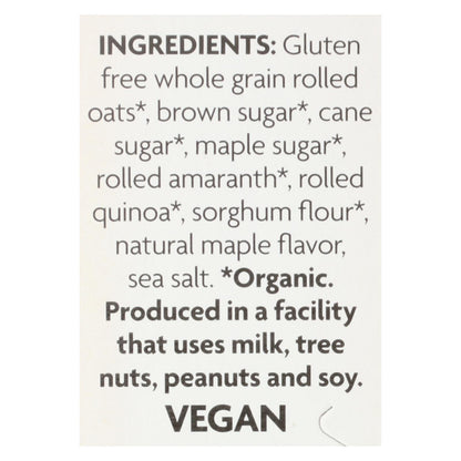 Nature's Path Organic Brown Sugar Maple Hot Oatmeal, 11.3 Oz. (Pack of 6)