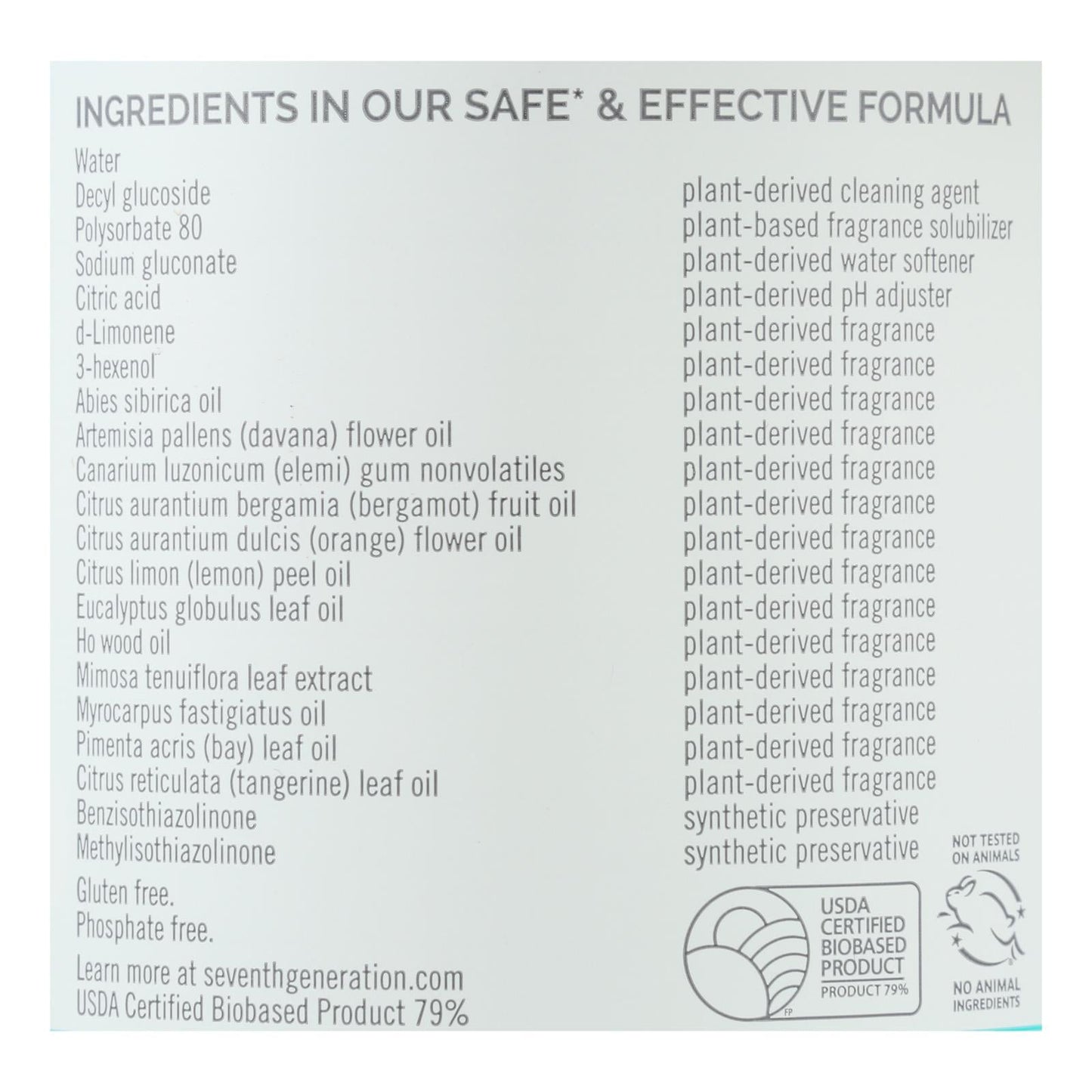 Seventh Generation Glass Cleaner, Pack of 8, 23 Fl. Oz. Bottles
