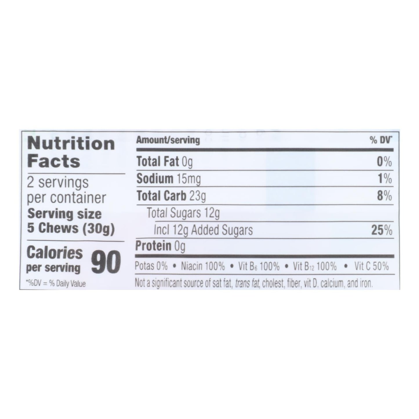 Pro Bar Bolt Energy Chews - Organic Raspberry - 2.1 oz (Case of 12)