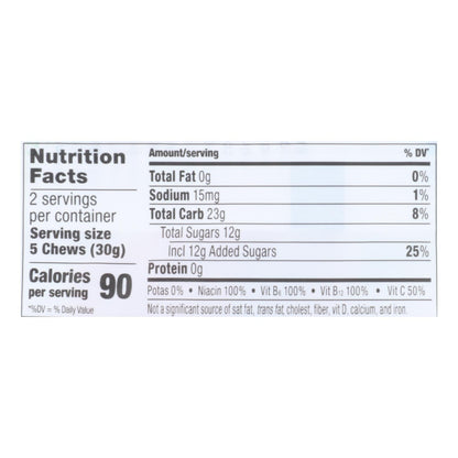 Pro Bar Bolt Energy Chews - Organic Raspberry - 2.1 oz (Case of 12)