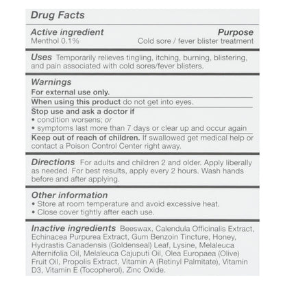 Quantum Lipclear Lysine + Cold Sore Treatment: Natural Relief for Lippen Soreness - 0.25 Oz