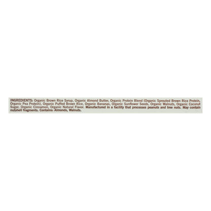 Gomacro Banana and Almond Butter Organic  (Pack of 12) - 2.3 Oz Bars