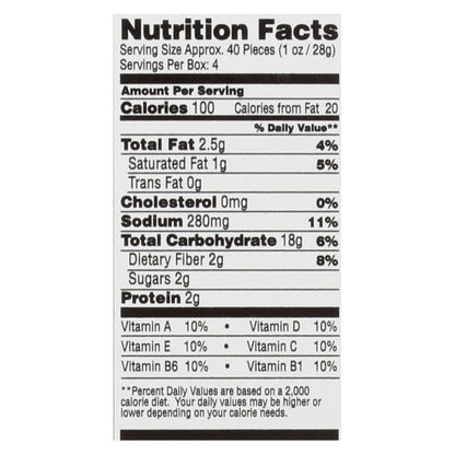 From The Ground Up Cauliflower Crackers Original, Pack of 6 - 4 Oz.