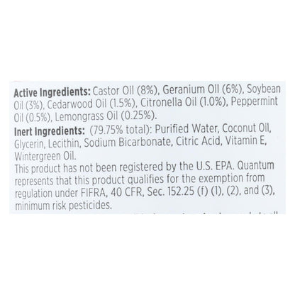 Quantum Buzz Away Extreme Insect Repellent - 4 Oz.