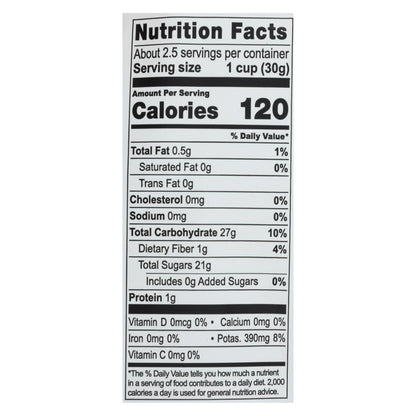 Natierra Organic Freeze-Dried Raw Banana, 2.5 Oz (Pack of 12)