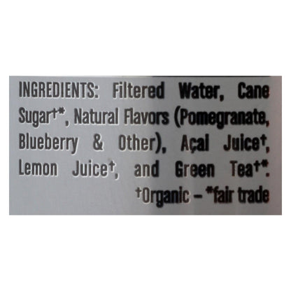 Steaz Sweetened Blueberry Pomegranate Green Tea, 16 Fl Oz, Pack of 12