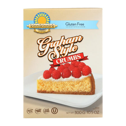 Kinnikinnick Gluten-Free Graham Style Crumbs (Pack of 6 - 10.5 Oz.)