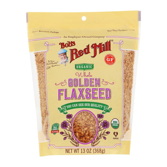 Bob's Red Mill Golden Flaxseeds (Pack of 4 ,13 oz)