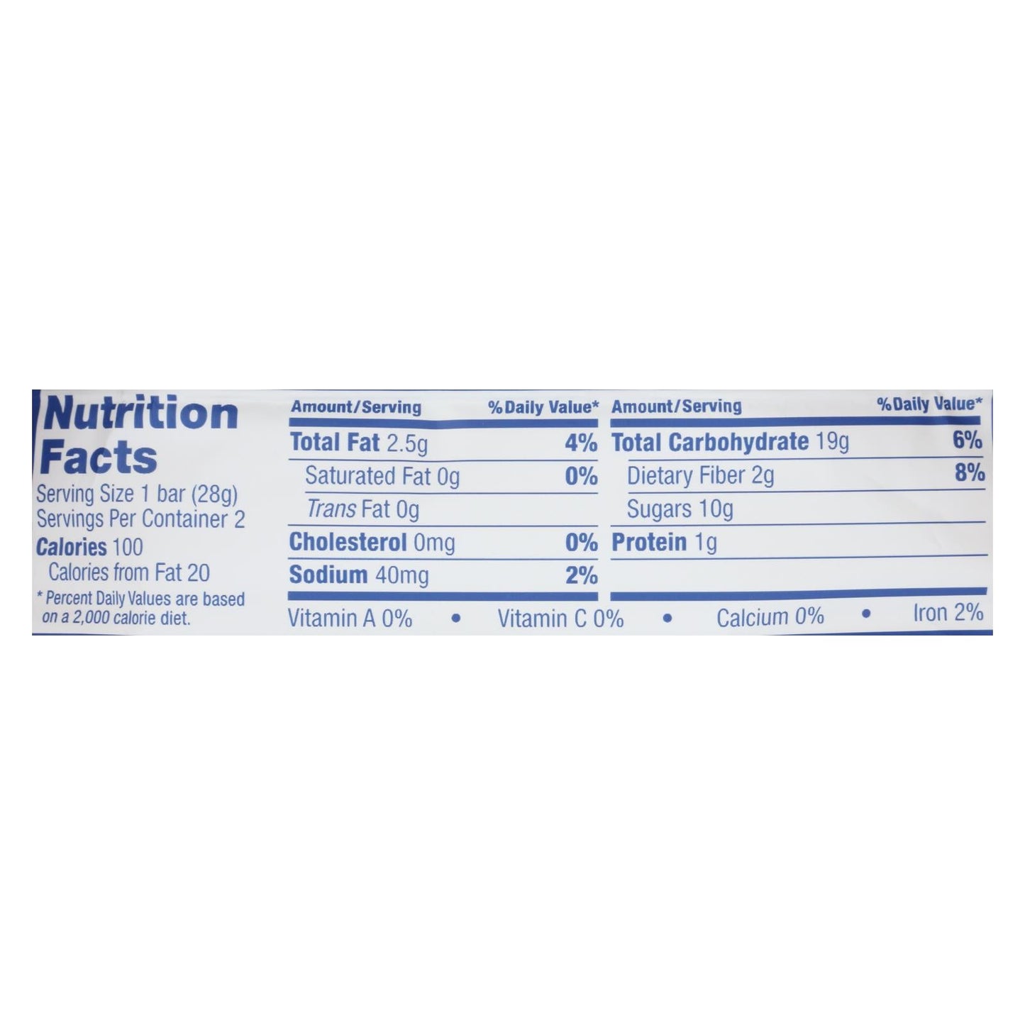 Nature's Bakery Blueberry Fig Bars, Stone Ground Whole Wheat, 2 oz, Pack of 12